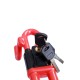 قفل فرمان خودرو بوتنی مدل دوبل ساده کلید یو U رنگ قرمز و مشکی