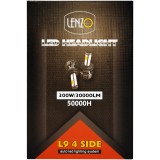 لامپ هدلایت خودرو H4 لنزو 4 طرفه 220 وات Lenzo 4S