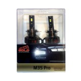 لامپ هدلایت ام 35 پرو گلد پایه M35 Pro H4